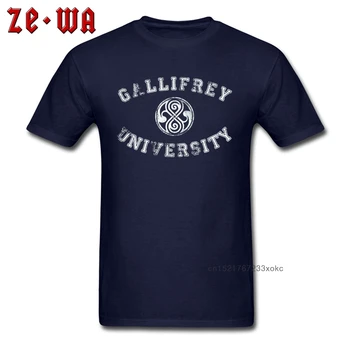 Gallifrey Univerzita Tričko Mužov Písmeno T-Shirt SCI-FI Úplne Nové Tričká Retro TV Top Tee Nové Unisex Bavlnené Oblečenie