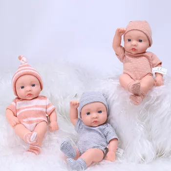 20 CM Reborn Baby Doll Batoľa Real Soft Touch Mini Mäkké a Plné Telo Silikónové Reborn Batoľa Bábika realisticky Novorodenca Bábiky Hračky