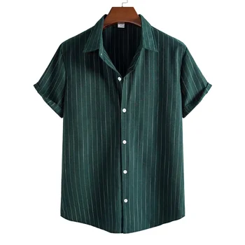 2023 Mužov Stripe Tričko Letné Oblečenie Pruhované Grafiky, 3d Tričká Krátky Rukáv Topy Streetwear Voľné Bežné Nadrozmerné Mužské Oblečenie