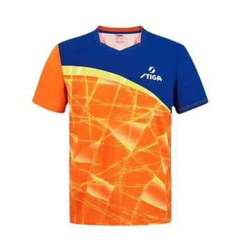 2023 Stiga stolný tenis T-shirt nové muži ženy šport krátky rukáv tenis športové CA-95