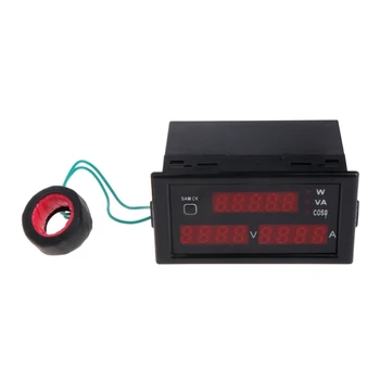 67JE Digitálny Voltmeter Ammeter Amp Aktuálne Meter Tester Energie Rozchod LCD Displej Jednoduchá Inštalácia pre Domáce