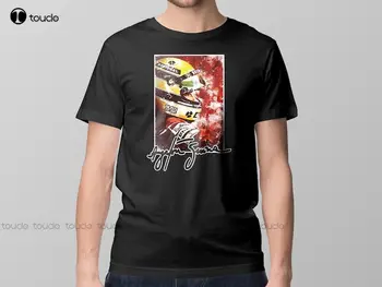 Ayrton Senna Mužov Prilba Dizajn T-Shirt Vlastné Aldult Teen Unisex Digitálna Tlač Tee Košele Xs-5Xl Vlastný Darček Streetwear