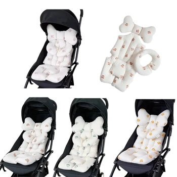 Baby Kočík Vankúš Prešívané Textílie Pad s Nech Suport set pre Deti H37A