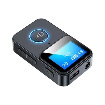 Bluetooth 5.0 Audio Prijímač Podpora TF Kariet, MP3 Prehrávač Lossless FM Vysielač Diaľkového Ovládania Bezdrôtové Audio Adaptér