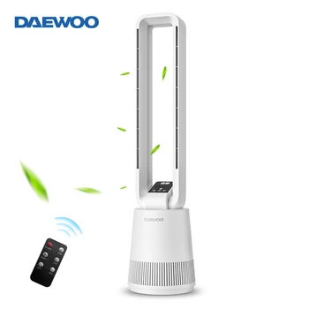 Daewoo Domácnosti Tichý Čistenie Vzduchu Vertikálny Inteligentný, Diaľkovo Ovládaná na Elektrický Ventilátor Bladeless Ventilátor Bladeless Ventilátor 220V