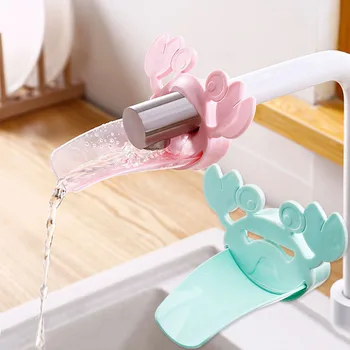Deti detský Krab Kohútik Extender Umývadlo Ťuknite na položku Vodného Kúpeľa Rúk, Umývanie Hračka pre Kúpeľňa prístroj Baby Umyte Ruky Predlžuje