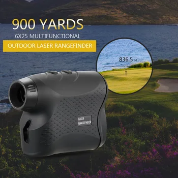 Golf Laserový Diaľkomer Merač Vzdialenosti 500/600/900M Monokulárne Ďalekohľad Laser Rozsah Finder pre Lov Laserové Meracie Pásky