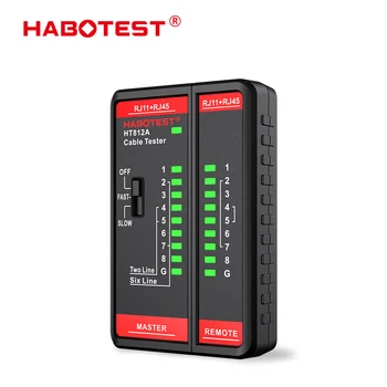 HABOTEST Sieťový Kábel Tester HT812A Telefónnej Linky Finder RJ11, RJ45 Drôtu, Test Nástroj pre Rozvody Inžinierske Siete
