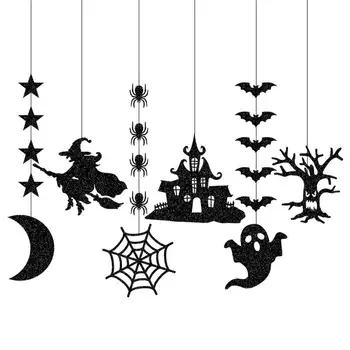 Halloween Party Zavesiť Dekorácie Spider Čarodejnice Dekor Prihláste Sa Pre Predné Dvere Opakovane Halloween Tekvica Vešiak Na Dvere