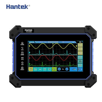 Hantek TO1112D Dotykový Displej Digitálny Osciloskop 2 Kanály, 110Mhz Ručné Osciloscopio + Zdroj Signálu +Multimeter