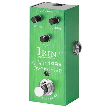 IRIN Gitara Effector Mini Effector Elektrické Gitary, Klasické Preťaženie Effector Svetlo Zelená