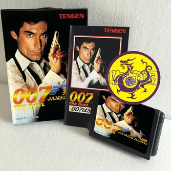 James Bond Duel s Box a Manuálne Kazety pre 16-Bitové Sega MD Hra Karty MegaDrive Genesis Systém