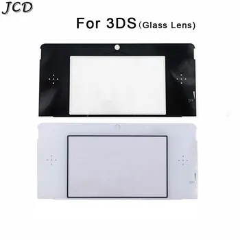 JCD Nahradenie Hornej Hornej LCD Displej Predné Sklo, Zrkadlo Panel Kryt Objektívu Pre Staré Konzoly 3DS Chránič Kryt