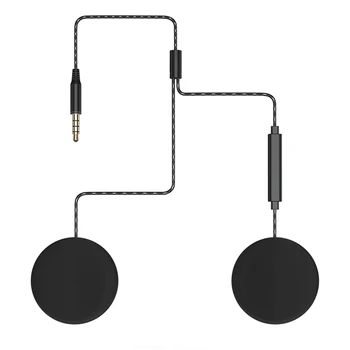 K5 Motocyklové Prilby Headset Headset Bluetooth Slúchadlo Dual Reproduktor Duálne Reproduktory Pletená Slúchadlá Slúchadlá 3,5 mm Stereo Konektor