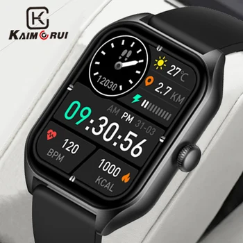 KAIMORUI Bluetooth Hovor Smartwatch Športové Hodinky plne Dotykový Náramok Vlastné Dial Srdcového rytmu Spánku Monitorovanie Hodiny Smartwatch