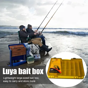 Kapor Rybársky Box Multifunkčné Rybárske Nástrahy Háku Box Odnímateľný Oblasť High-Capacity Priehľadný Kryt pre Dodávky Rybár
