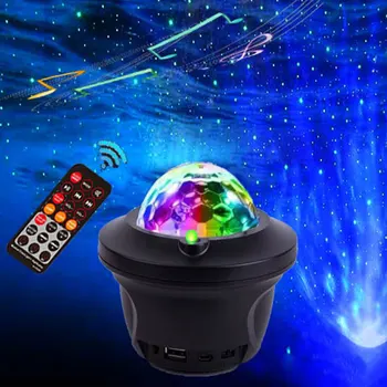 LED Star Galaxy Projektorom Hviezdnej Oblohy Nočné Svetlo vstavaným Bluetooth Reproduktorom Domov Spálne Dekorácie Deti Darček Lampa