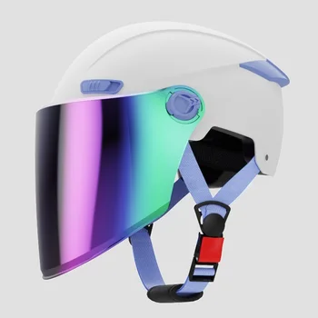 Letné UV Ochrany Motocyklové Prilby ABS Dot Autocycle Racing Jazda Vespa Prilba Elektrické Motorky Prímestských Headpiece 