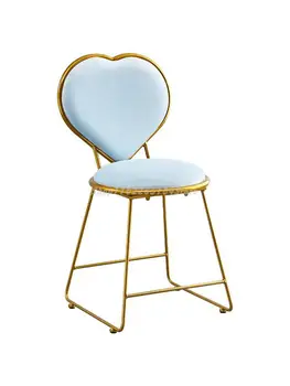 Make-up stoličky Nordic víla rodiny operadlo v tvare srdca Internet červenej spálne svetlo luxusná Manikúra Princezná bielizníka stolice