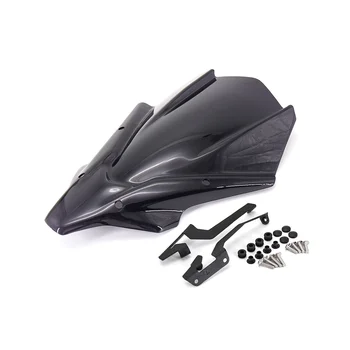 Motocykel čelné Sklo Čelné sklo Predné Obrazovky pre Yamaha MT-07 MT 07 MT07 Mt07 2021 - Accessoris (Black)
