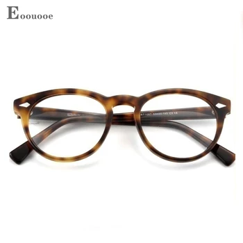 Muži Ženy Okuliare, Rám Acetát Ručné Retro Dizajn Okuliarov Oculos Masculino Optické Krátkozrakosť Čítať Predpis