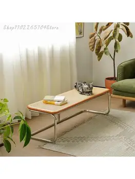 Nordic tvorivé prútia lavičke jednoduché moderné topánky zmena stolice homestay do dverí domácnosti verandu stolice spálne posteľ stolice