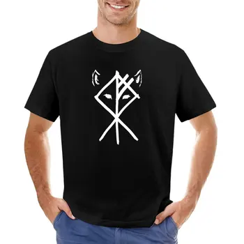 Nordic Vlk T-Shirt Estetické oblečenie prispôsobené tričká, vintage oblečenie, zábavné tričká pánske tričká