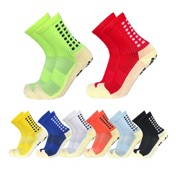 Nový Anti-slip Futbal Ponožky Muži Ženy Non-slip Futbal Basketbal, Tenis Športové Ponožky Grip Cyklistické Jazdecké Ponožky 38-48