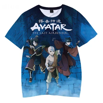 Nový Avatar Posledný Airbender T-Shirt Anime 3D Tlač Streetwear Muži Fashion Tričko Harajuku Nové Deti Tee Chlapec Dievča Prined Tričko