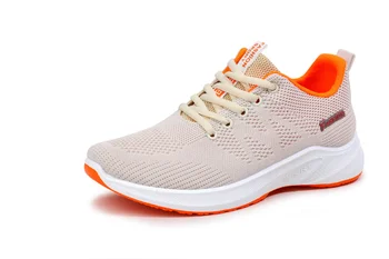 Orange ľahký priedušný bežné bežecká obuv