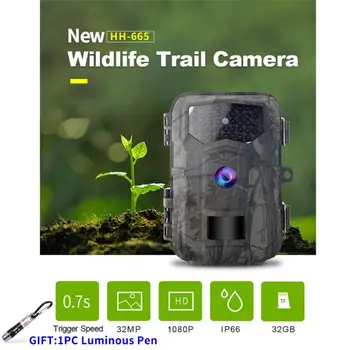 Poľovnícky Chodník Fotoaparát 32MP 1080P 940nm Infračervené Nočné Videnie Pohybu Aktivuje Spúšť Bezpečnosti Cam Vonkajšie Voľne žijúcich živočíchov Foto Pascí