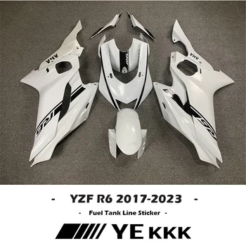 Pre YAMAHA YZF-R6 YZF R6 600 17 18 19 20 21 22 23 Kapotáže Shell Nálepky Odtlačkový Celé Auto Linka Všetky LOGA R6 2017-2023