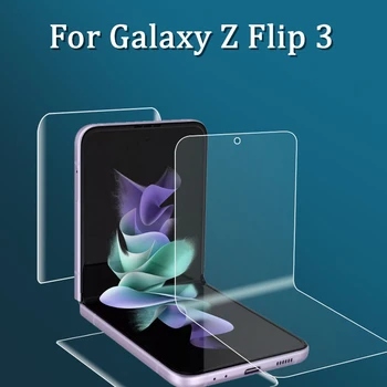 Predné Zadné Screen Protector Pre Galaxy Z Flip 5 Matné Priehľadné Ochranné Fólie na Samsung Galaxy Z Flip4 3