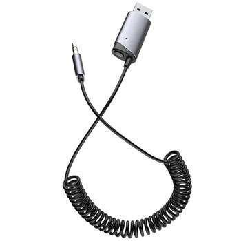 S-28 Auta Bluetooth Adaptér Bezdrôtovej Automobilovej Bluetooth Prijímač 3,5 mm Jack Audio Music Mikrofón handsfree Adapter