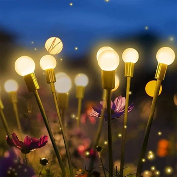 Solárne LED osvetlenie Vonkajšie Záhradné Dekorácie Krajiny Osvetlenie, Ohňostroj Firefly Záhradné Osvetlenie, Trávnik, Záhradné Dekor Slnečné Svetlo