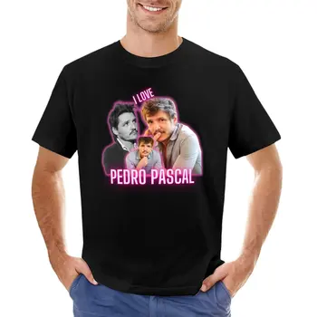 Som Rád, Pedro Pascal Prekliaty Ventilátor Koláž T-Shirt Anime t-shirt letné topy pánske dlhý rukáv t košele
