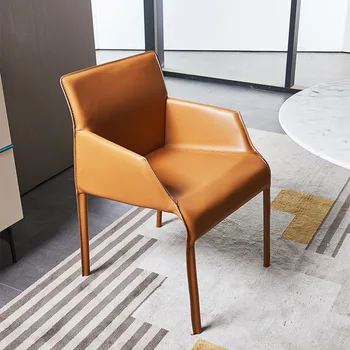 Taliansky Kancelárske Stoličky Obývacia Izba Dizajn Moderný Luxusný Drevený Nordic Jeden Dizajnér Stoličky Minimalistický Stoelen Bytový Nábytok