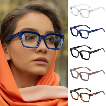 Veľký Rámik Presbyopia Okuliare Na Čítanie Prenosné Muži Ženy Námestie Nadrozmerné Vysokej Kvality K Dispozícii Vo Viacerých Farbách Okuliare