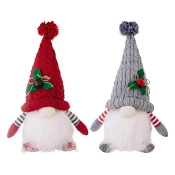 Vianočné Gnome Elf Bábiky LED Svetlo Anonymný Bábika Plyšový Dekor 2023 Vianoce Navidad Strana navrhne 2024 Nový Rok Deti Darčeky