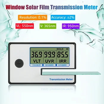 Vysoká Presnosť LS162 Podobné Sklo Okna Odtieň Meter Solárny Film Prenos Meter HVIEZDOKOPY UV IR Odmietnutie Tester