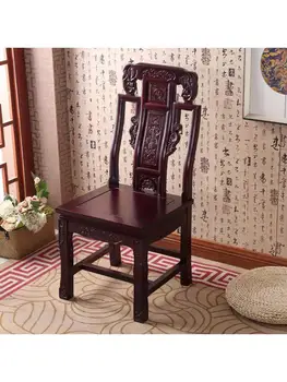 Všetky masívneho dreva vyrezávané slon hlavu stoličky Ming a Qing Dynastie späť stoličky Čínsky starožitné jedálenský stôl stoličky hotel stoličky