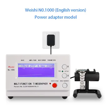 Weishi Č 1000 Mechanické Hodinky Načasovanie Stroj Multifunkčné Timegrapher Sledovať Tester Pre Hodinár Nástroje