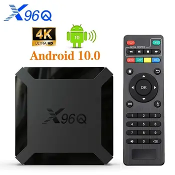 X96Q 2 GB, 16 GB Android 10.0 TV Box Allwinner H313 Quad Core 4K 2.4 G Wifi Google Prehrávač Youtube X96 1 GB 8 GB Set-Top-Box